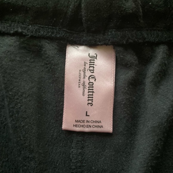 Juicy Couture Bling Soft Velour Shorts - Picture 5 of 5